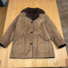 Nurseys Sheepskin Coat Brown