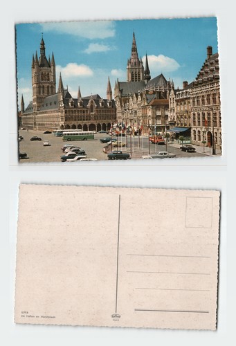 Vintage postcard ieper belgium - postcard,