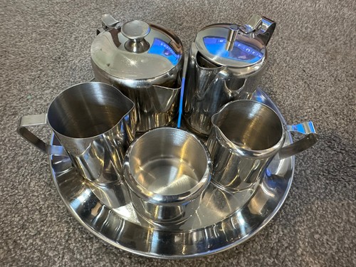 Vintage stainless steel tea - stainless,