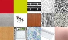 Plain Metallic Wood Effect