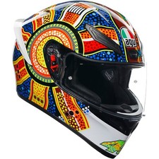 AGV Motorcycle Helmet K1 S Dreamtime Size XL Sport Racing Integral with Spoiler