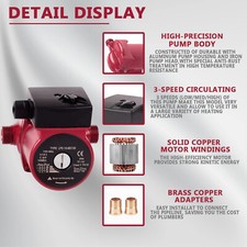 Central Heating Pump 25-60-130 Hot Water Circulation Pump