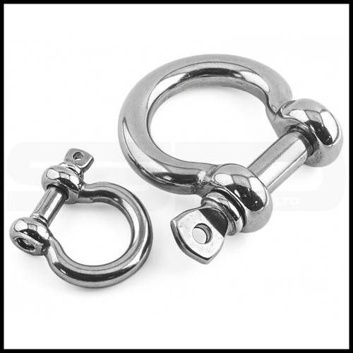 Stainless steel bow shackle - a4,