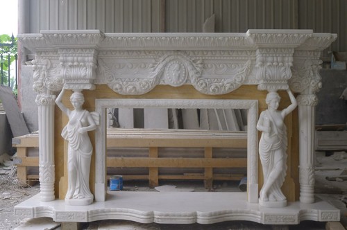 Incredible carved marble - carved,