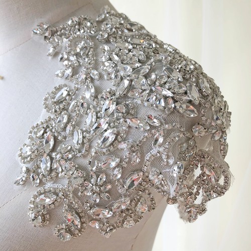 Sparkling rhinestone bodice - sparkling,