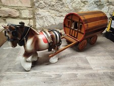 Porcelain Shire horse with