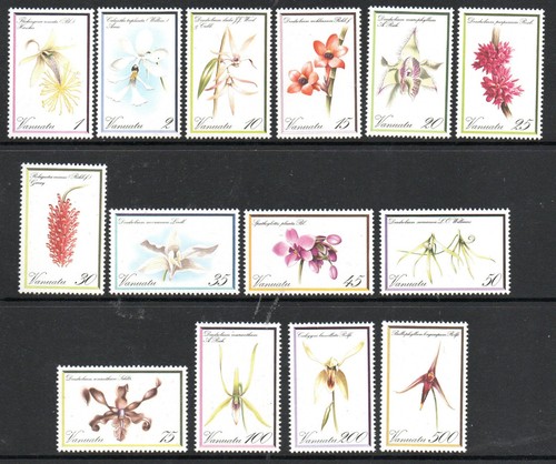 Vanuatu 1982 orchids set fine - vanuatu,