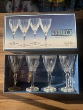 4 x Preludio 24% Lead Crystal
