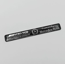 AMG Powered By Mercedes Benz Black Emblem Decal Badge Styling Sticker