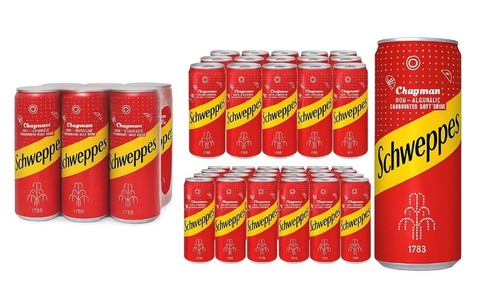 Schweppes chapman can 33cl - chapman,