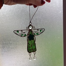 Stained Glass Angel Suncatcher