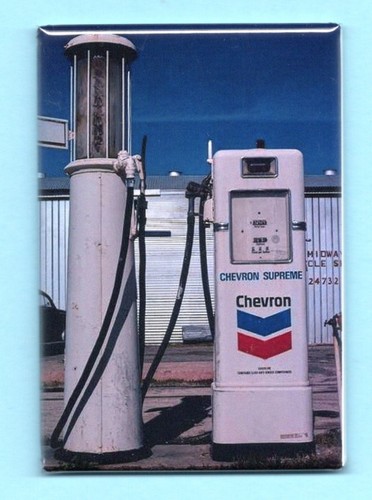 Vintage gasoline pump 2x3 - pump, *2x3