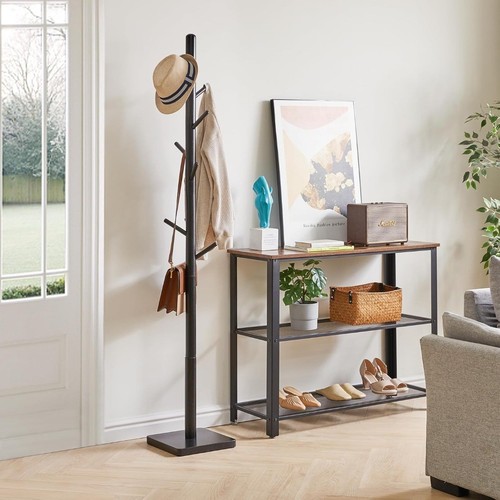 Coat rack stand with square - rack,