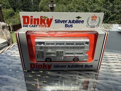 Dinky silver jubilee bus 297 - dinky,
