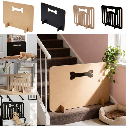 Wooden dog stopper - dog, gate