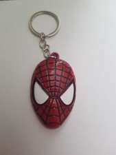 genuine marvel red metal tin mask from marvel on a keyring
