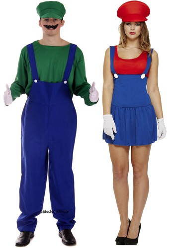 Mens luigi ladies mario - luigi, +
