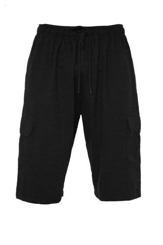 Mens elasticated casual cargo - elasticated,