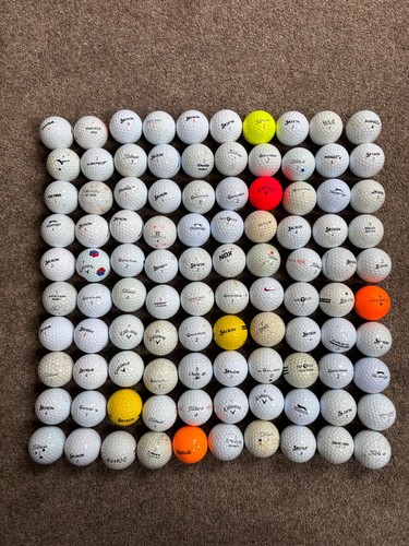 100 mixed used golf balls - used,