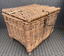 Vintage wicker fishing creel - wicker,
