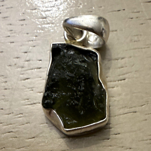 Sterling silver 925 moldavite - sterling,