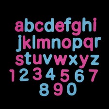 Lowercase Alphabet & Numbers