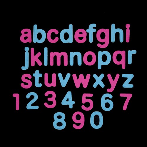 Lowercase alphabet numbers - &,