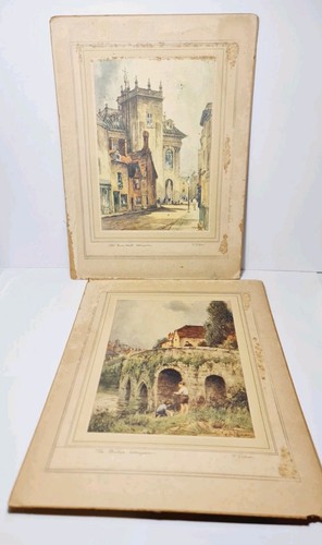 Set antique art prints - set,