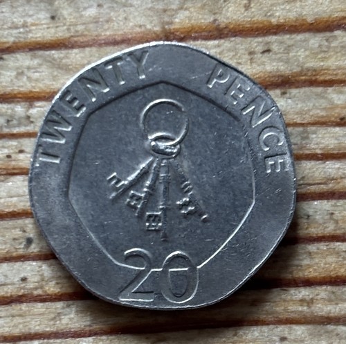 20p coin gibraltar keys - gibraltar,
