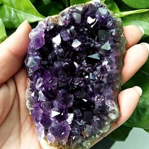 Natural amethyst cluster - amethyst,