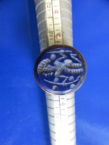 Ancient roman lapiz lazuli - ancient,