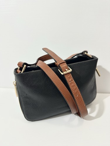 Leather cross body - bag, small