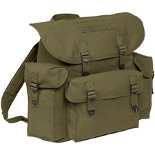 BRANDIT CLASSIC VINTAGE BW GERMAN ARMY BACKPACK MILITARY CANVAS RUCKSACK OLIVE