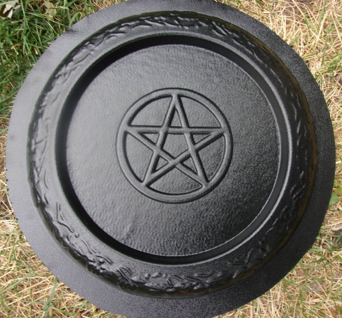Pentagram bird bath mold