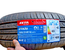 *NEW* 195 55 16 87V Zeta ZTR20 *RUNFLAT* DOT2018 *NEW*  *FREE SHIPPING*