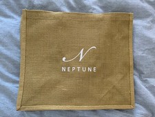 HESSIAN NEPTUNE FULHAM TOTE SHOPPING BAG   35  X 30 CM (MED)