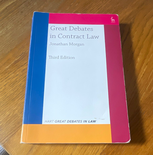 Great debates contract law - debates, in