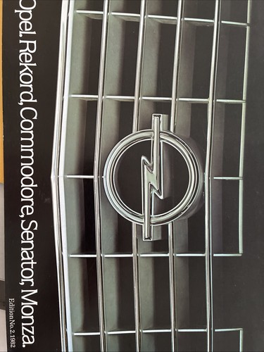 Opel 1982 range original - opel,