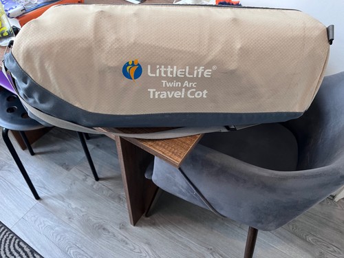 Travel cot used - cot,