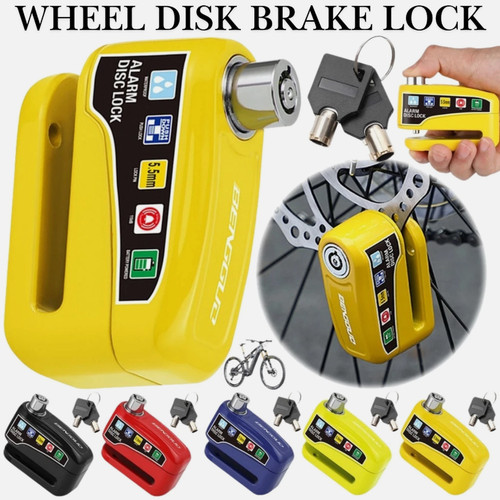 Motorbike security disc lock - motorbike,