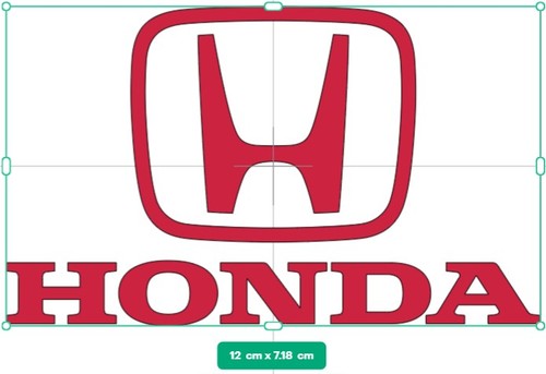 Honda decal - x,