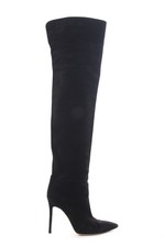 Gianvito Rossi Over-the-knee Suede Boots / Black / RRP: £1,690.00