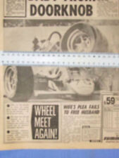 JACQUES VILLENEUVE WHEEL MEET AGAIN INDIANAPOLIS SPEEDWAY ARTICLE THE SUN 1984