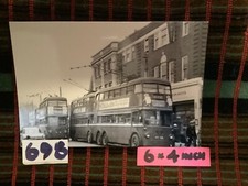LONDON TROLLEYBUS PHOTO B/W