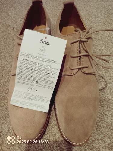 Ladies suede lace shoes - shoes, size