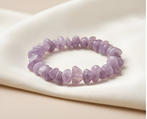Lepidolite crystal chip - lepidolite,