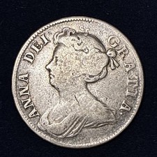 1709 Halfcrown Queen Anne