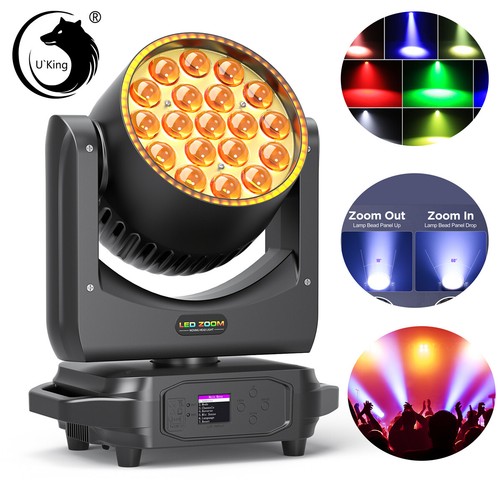 Led 19x20w zoom moving head - led,