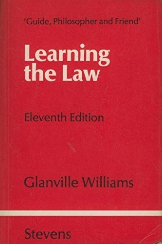 Learning the law glanville - learning, by