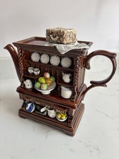 Portmerion Paul Cardew Welsh dresser Teapot - Victorian Tea Set - Rare Find.